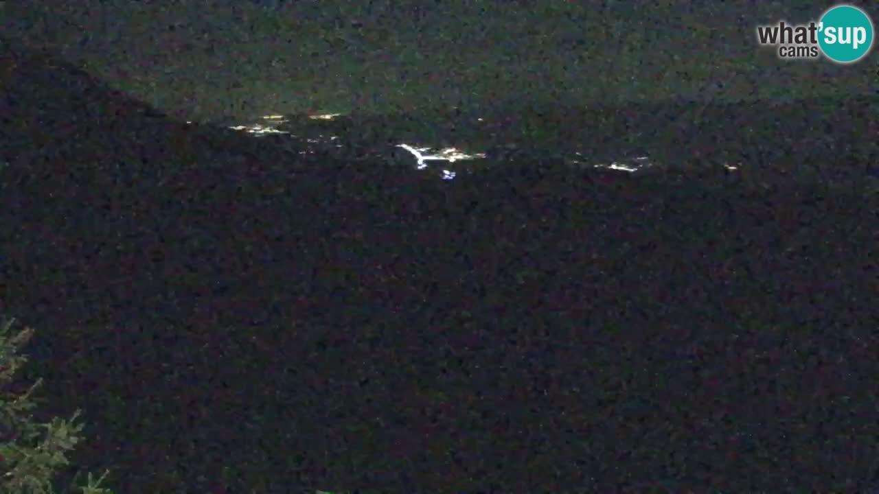 Koča na Golici Webcam (1582 m) – Slowenien