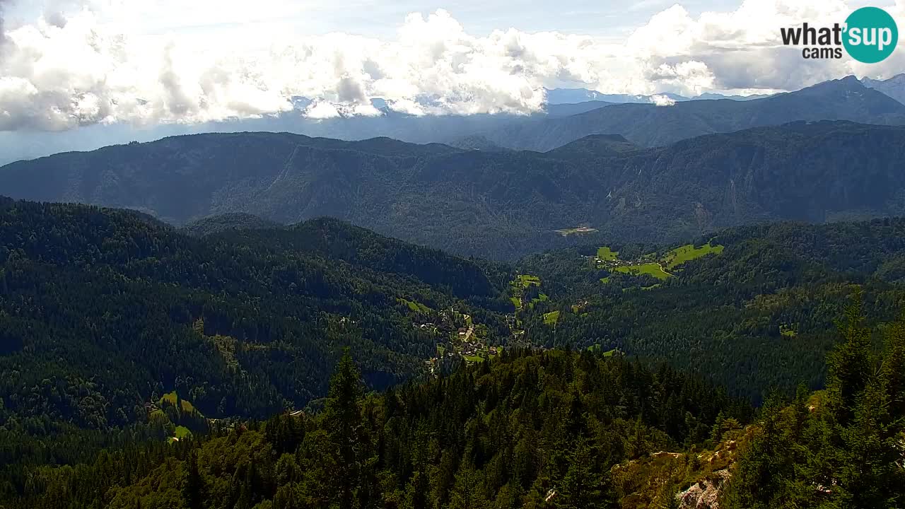Koča na Golici Webcam (1582 m) – Slowenien