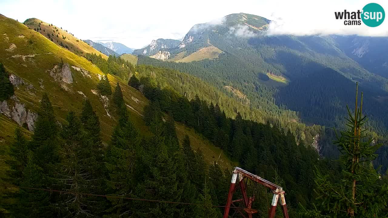 Spletna kamera Koča na Golici (1582 m) – Jesenice