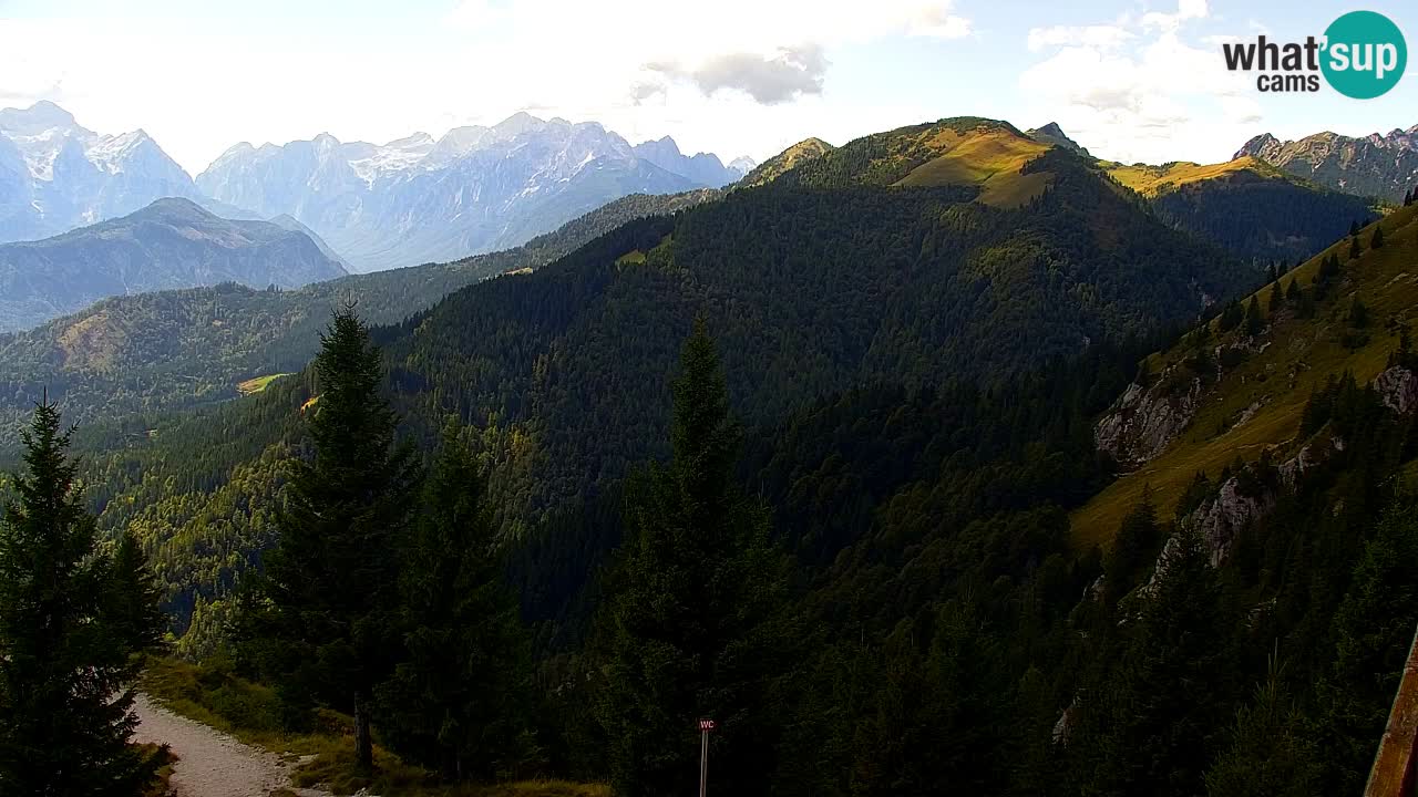 Web kamera Koča na Golici (1582 m) – Slovenija