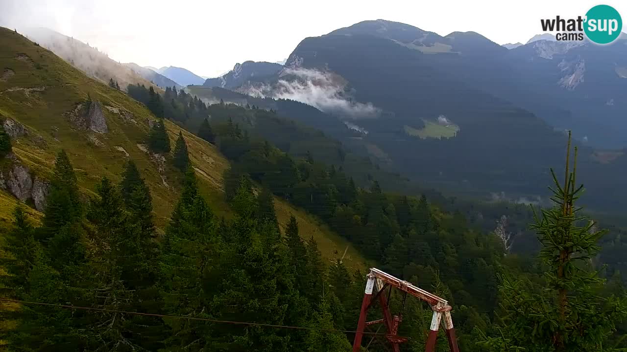 Spletna kamera Koča na Golici (1582 m) – Jesenice