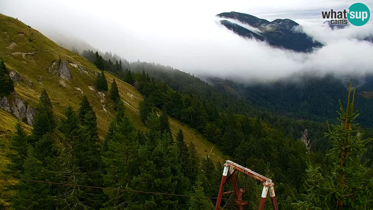 Spletna kamera Koča na Golici (1582 m) – Jesenice
