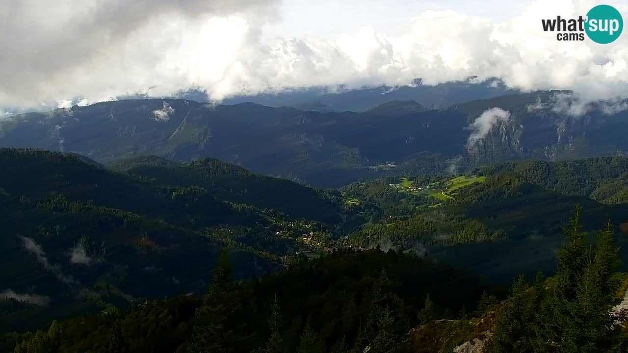 Koča na Golici Webcam (1582 m) – Slowenien
