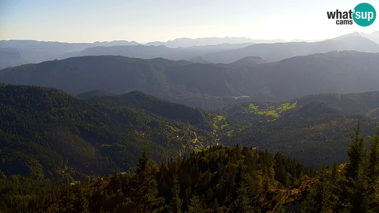 Spletna kamera Koča na Golici (1582 m) – Jesenice