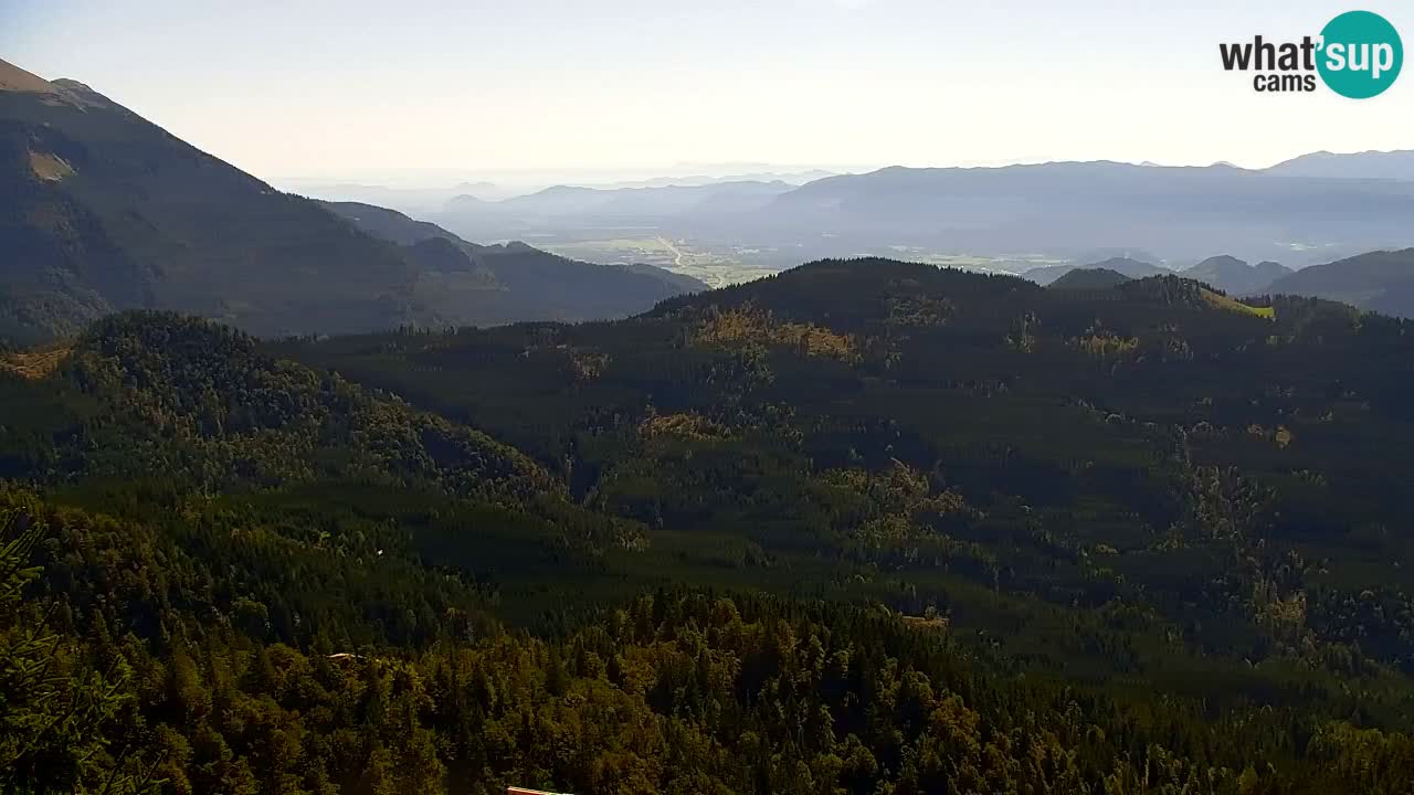 Koča na Golici Webcam (1582 m) – Slowenien