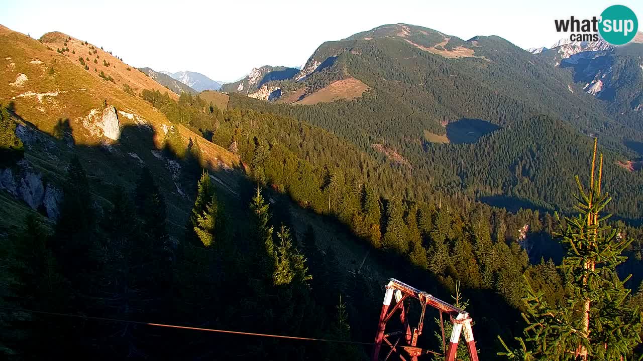 Spletna kamera Koča na Golici (1582 m) – Jesenice