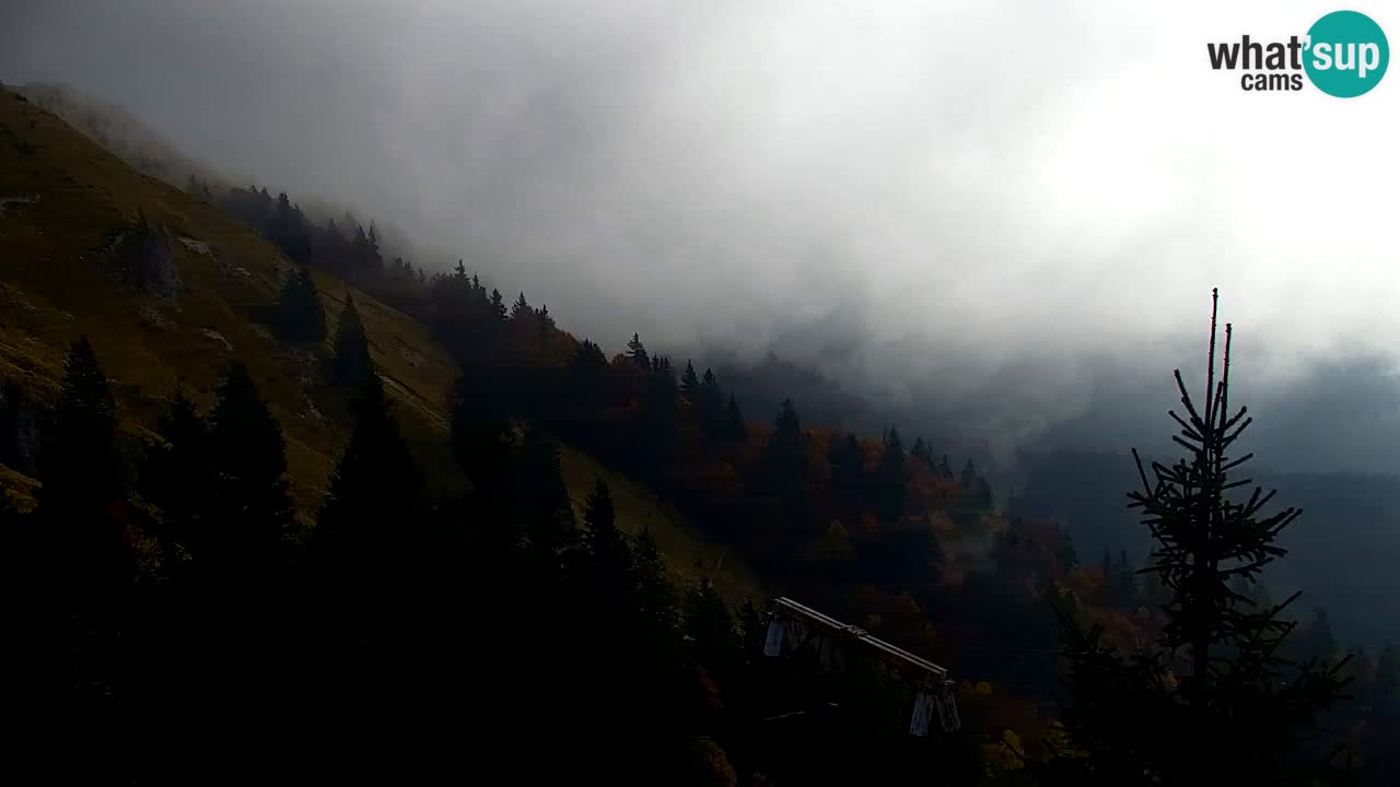 Spletna kamera Koča na Golici (1582 m) – Jesenice