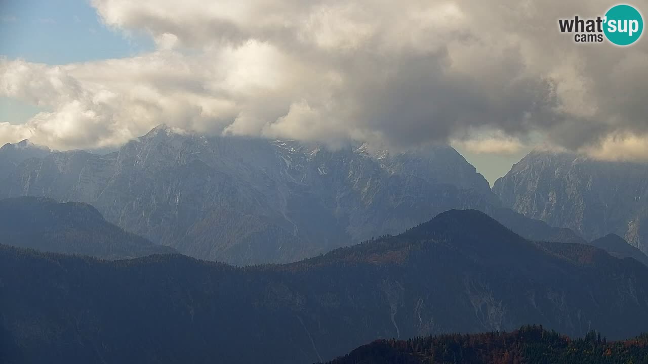 Koča na Golici Webcam (1582 m) – Slowenien