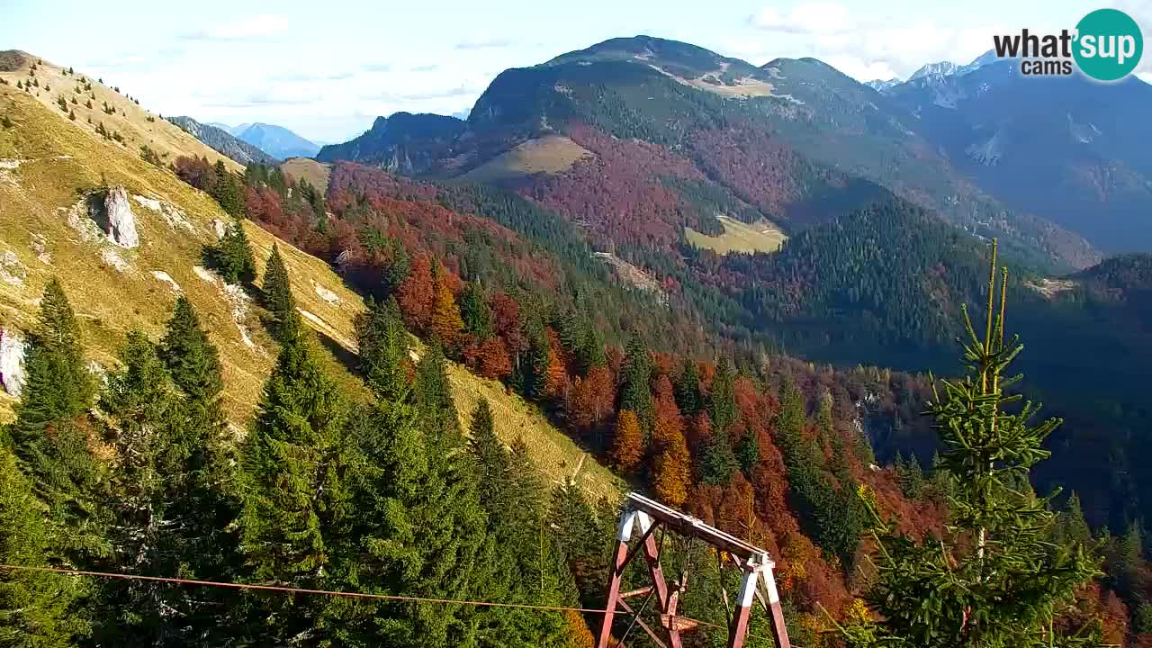 Spletna kamera Koča na Golici (1582 m) – Jesenice