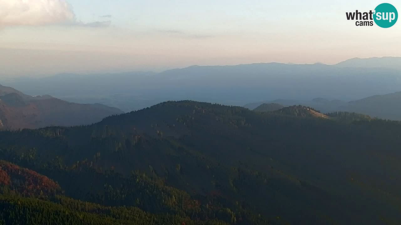 Koča na Golici Webcam (1582 m) – Slowenien