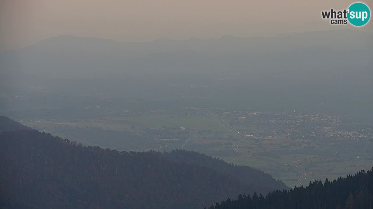 Koča na Golici Webcam (1582 m) – Slowenien