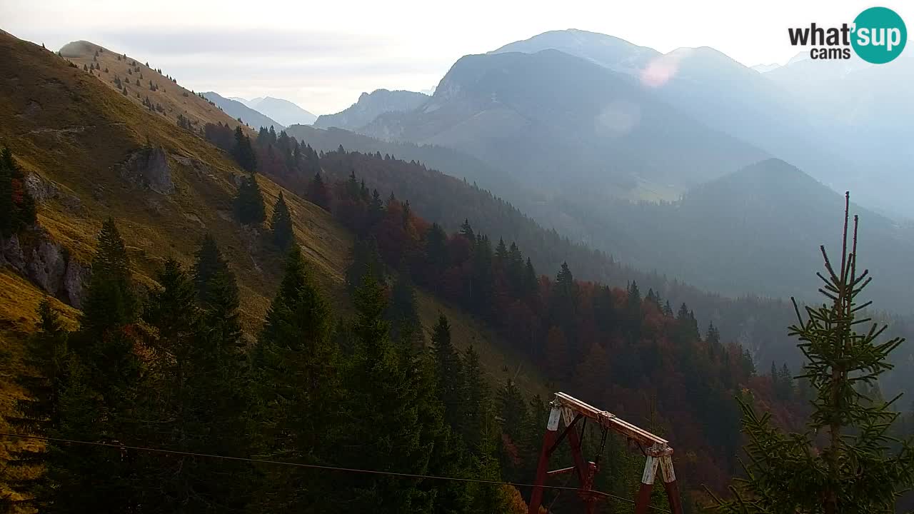 Webcam en Golica (1582 m) – Eslovenia