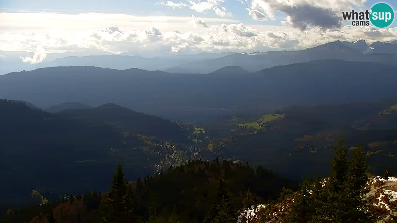Koča na Golici Webcam (1582 m) – Slowenien