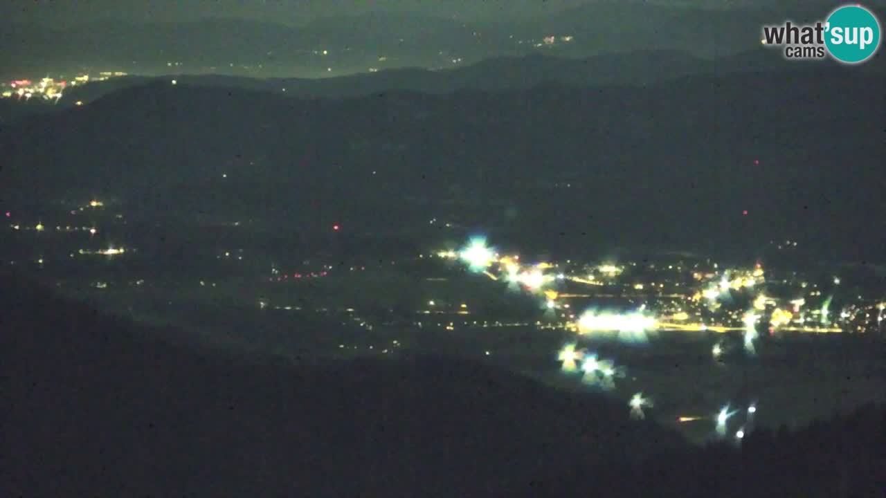 Koča na Golici Webcam (1582 m) – Slowenien