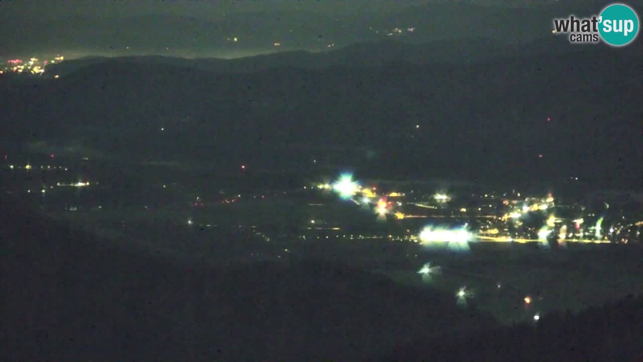 Koča na Golici Webcam (1582 m) – Slowenien