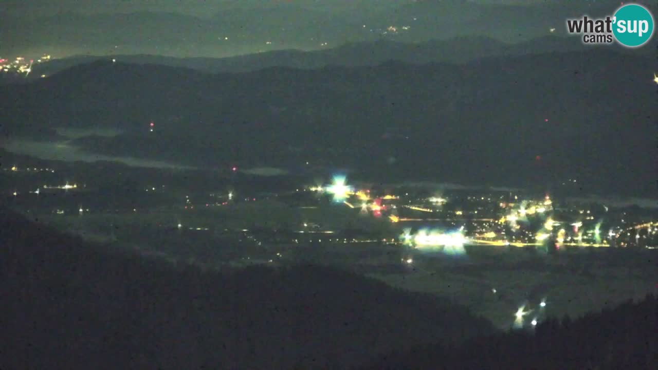 Koča na Golici Webcam (1582 m) – Slowenien