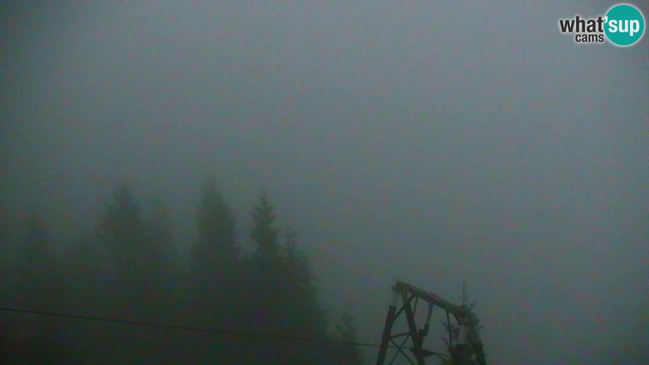 Koča na Golici Webcam (1582 m) – Slowenien