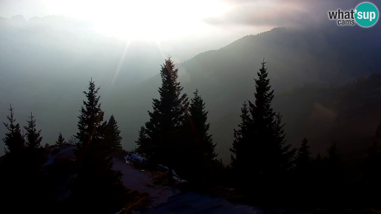 Koča na Golici Webcam (1582 m) – Slowenien