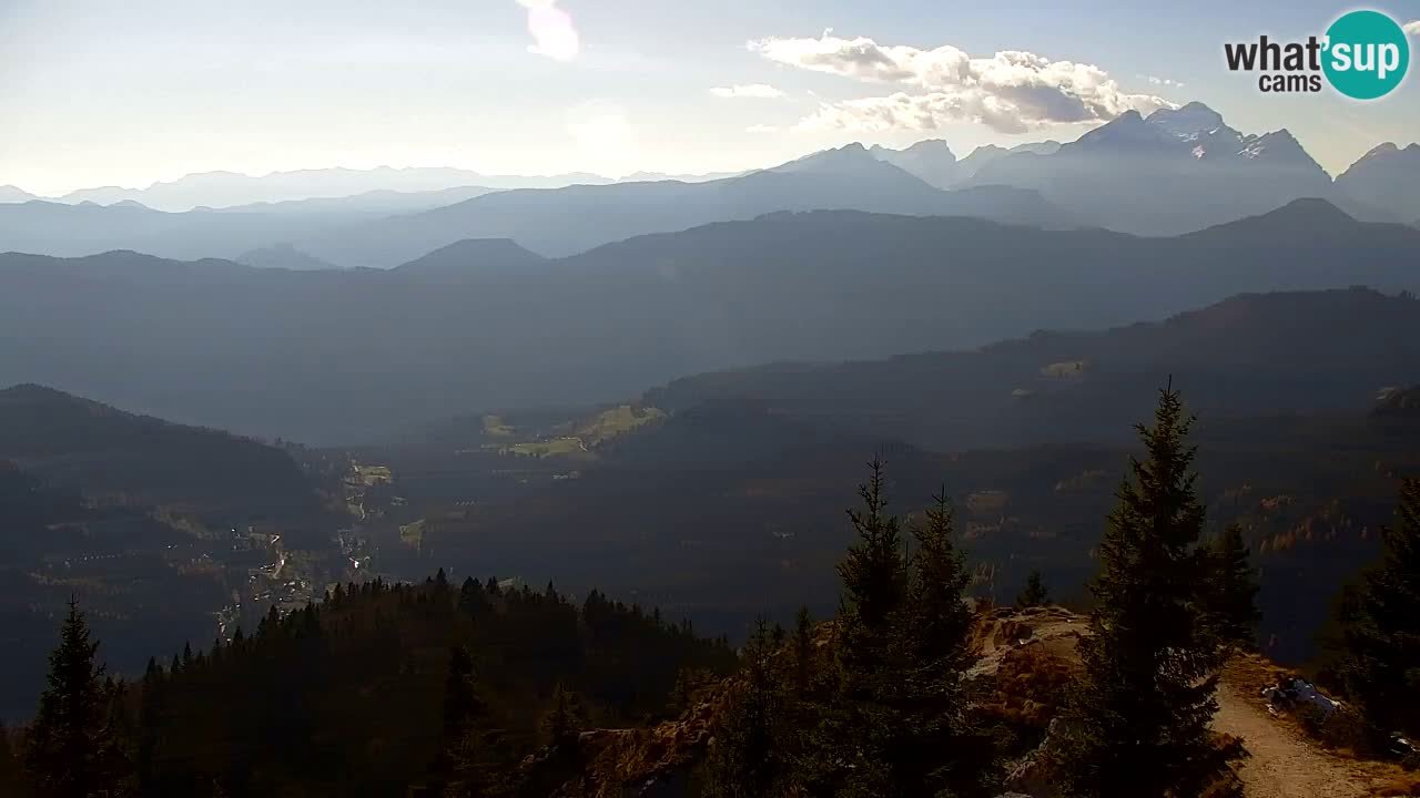 Koča na Golici Webcam (1582 m) – Slowenien