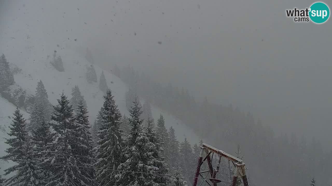 Spletna kamera Koča na Golici (1582 m) – Jesenice