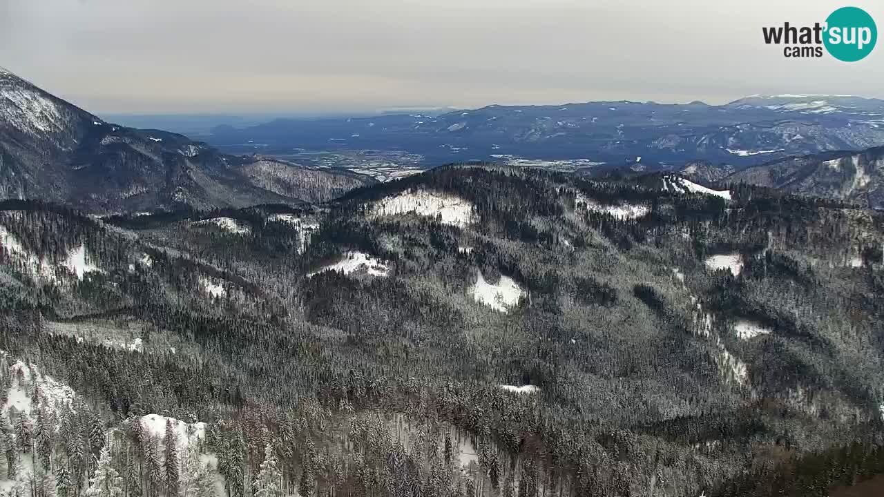 Webcam en Golica (1582 m) – Eslovenia