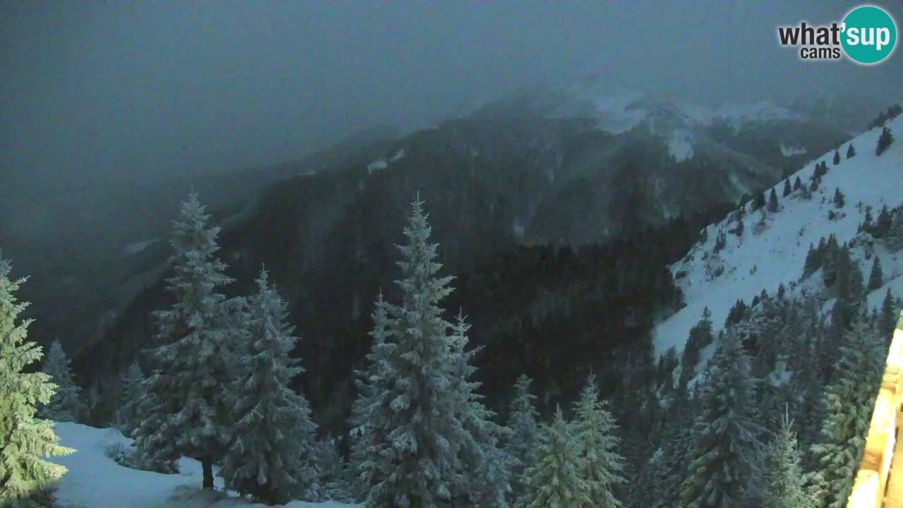 Webcam na Golici – Baita di montagna (1582 m) – Slovenia