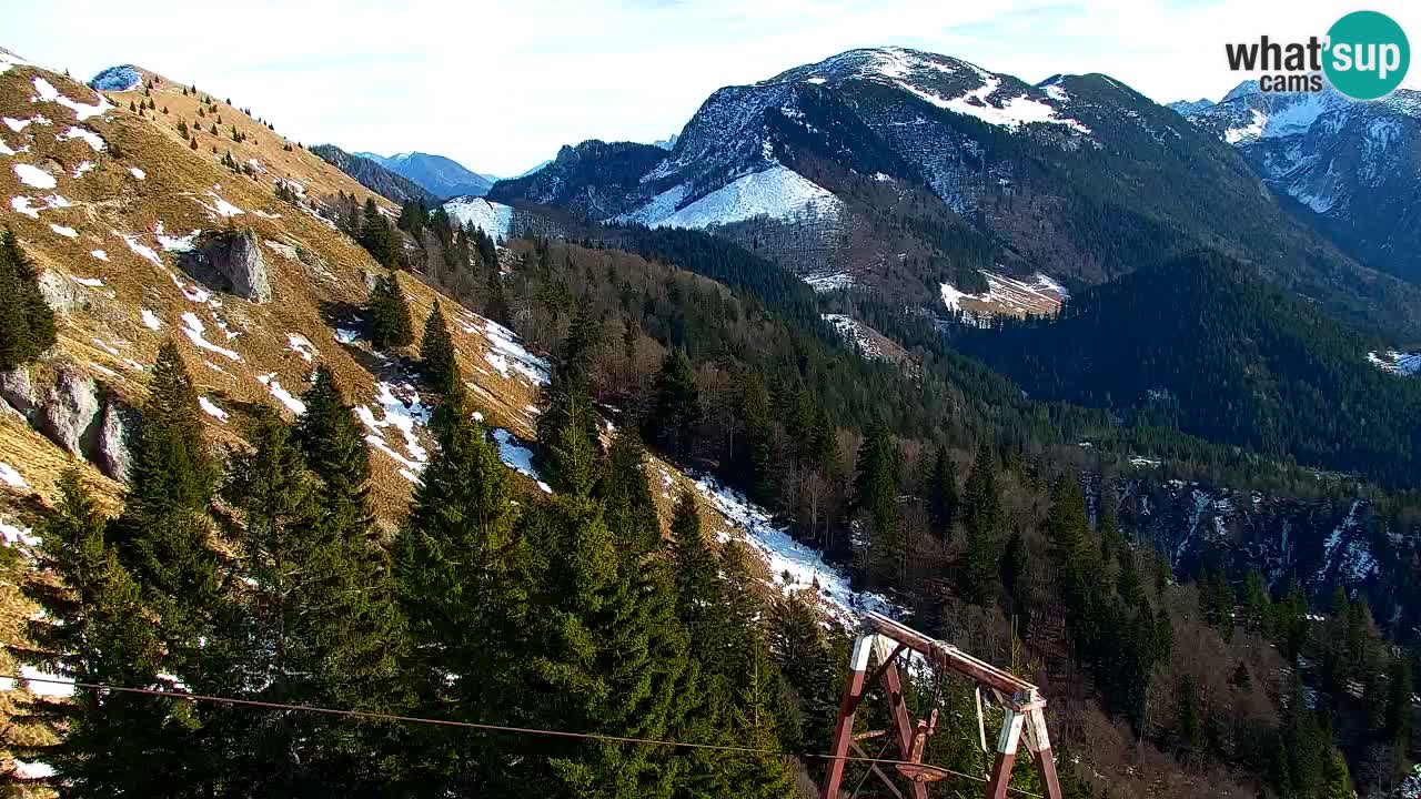 Spletna kamera Koča na Golici (1582 m) – Jesenice