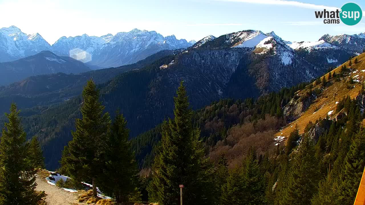 Koča na Golici Webcam (1582 m) – Slowenien