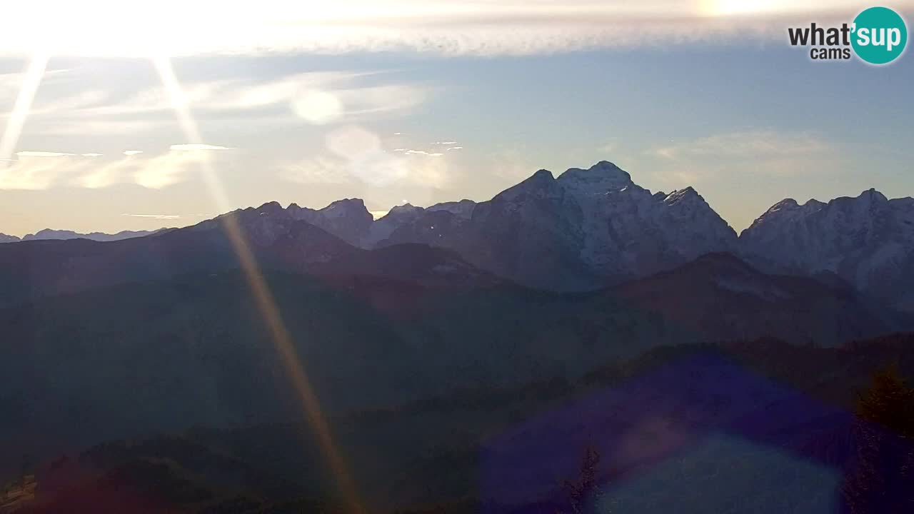 Webcam en Golica (1582 m) – Eslovenia