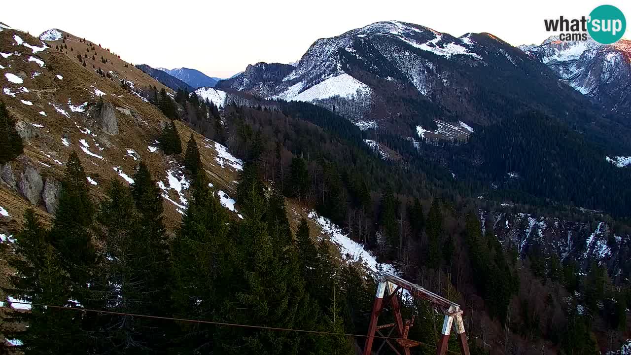 Webcam en Golica (1582 m) – Eslovenia