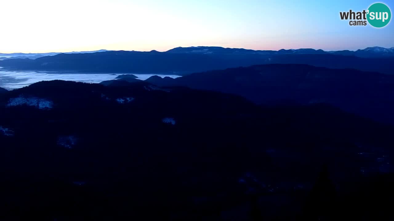 Koča na Golici Webcam (1582 m) – Slowenien