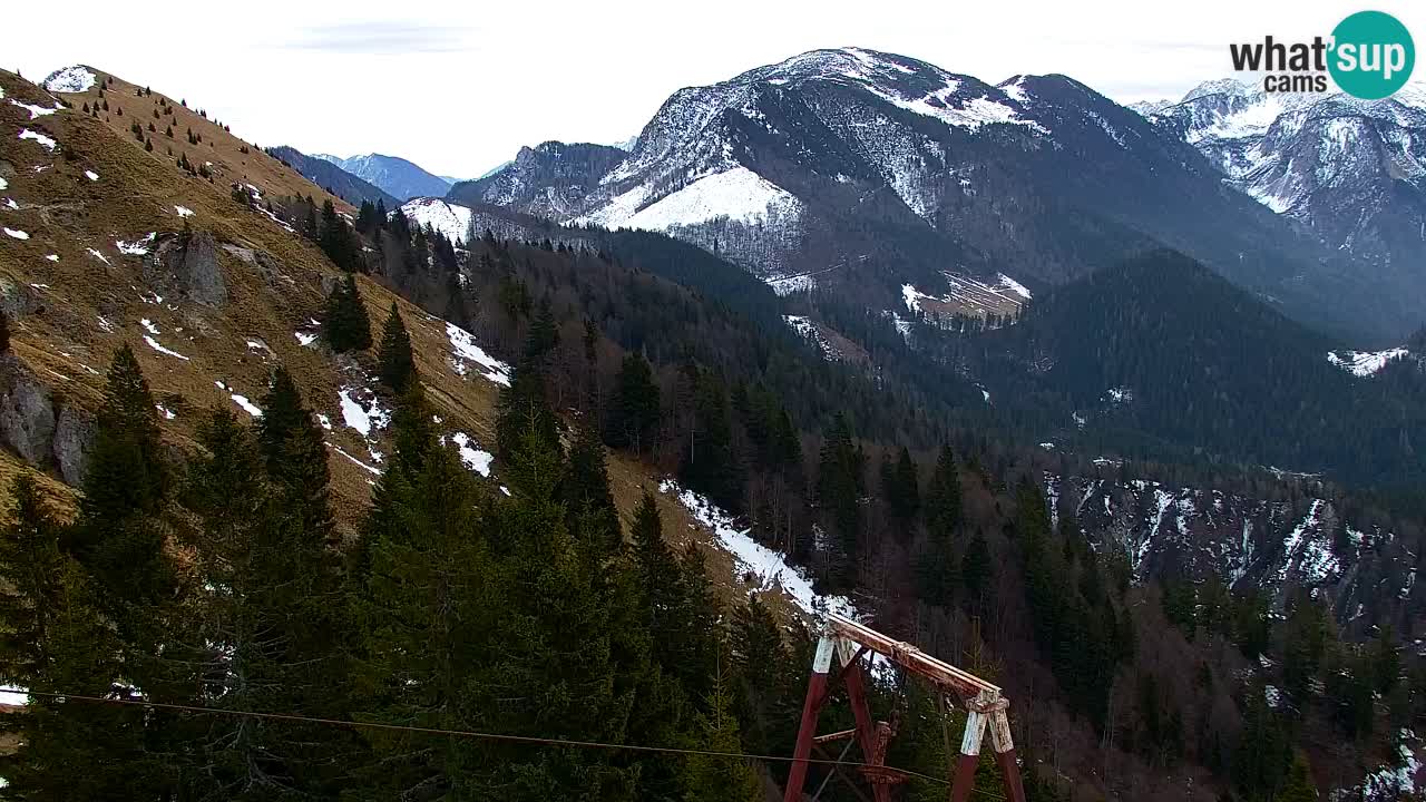 Spletna kamera Koča na Golici (1582 m) – Jesenice