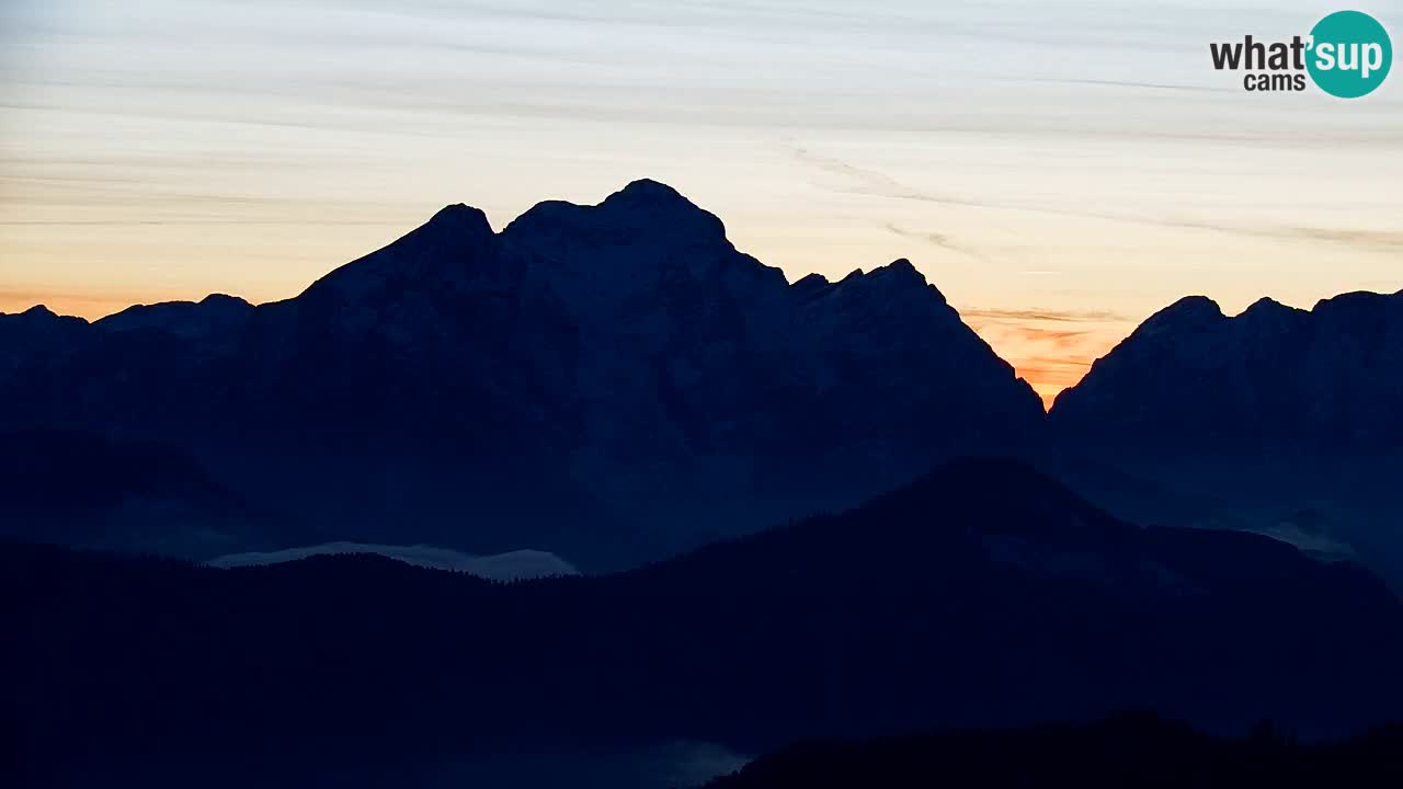 Koča na Golici Webcam (1582 m) – Slowenien