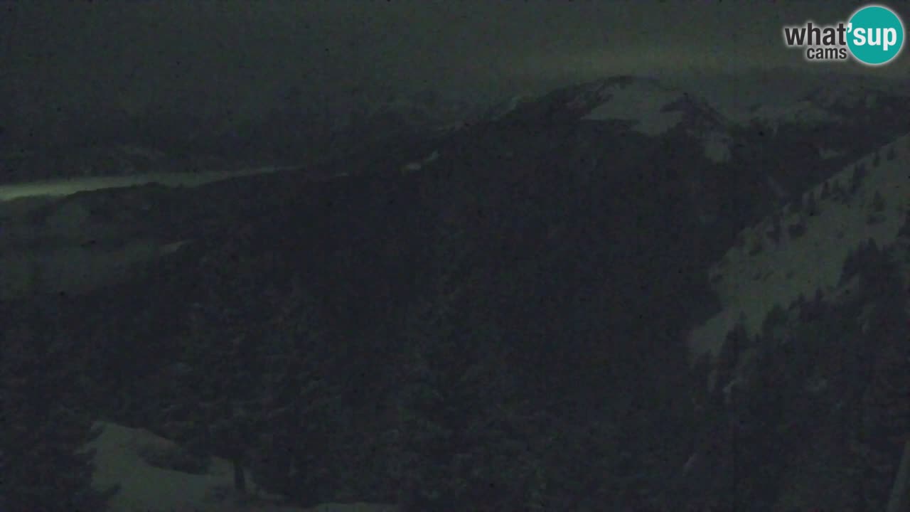 Koča na Golici Webcam (1582 m) – Slowenien