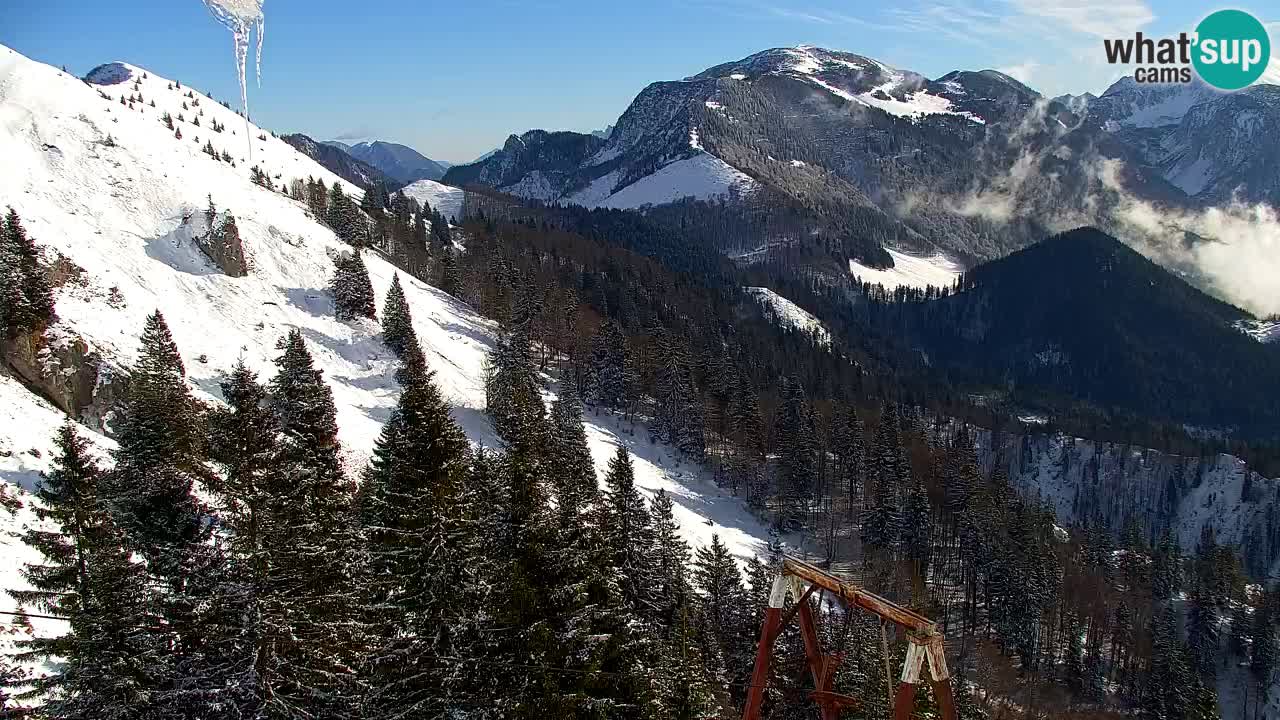 Spletna kamera Koča na Golici (1582 m) – Jesenice