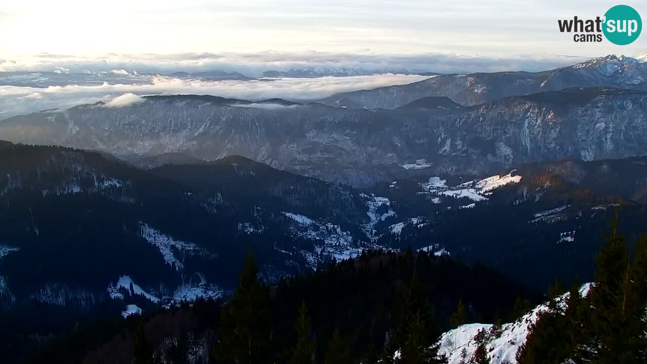 Webcam en Golica (1582 m) – Eslovenia