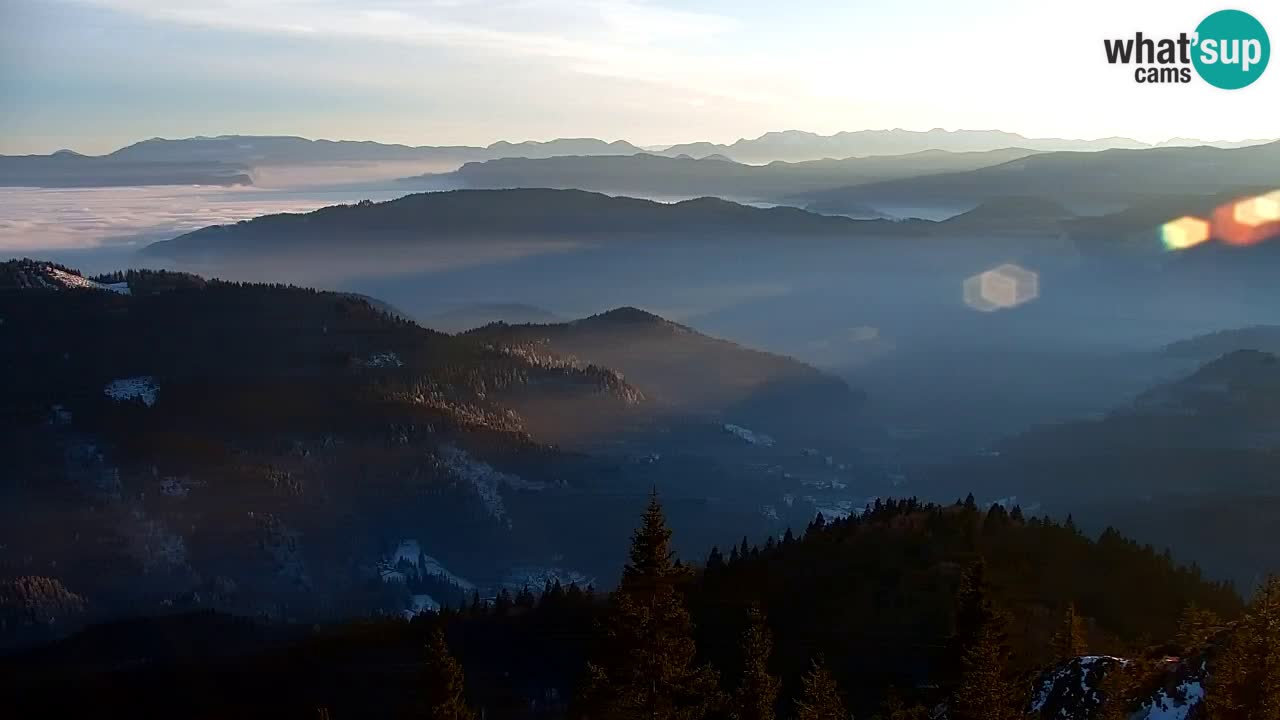 Webcam en Golica (1582 m) – Eslovenia