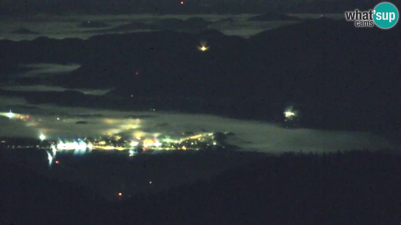 Koča na Golici Webcam (1582 m) – Slowenien