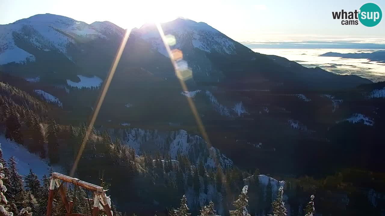 Webcam na Golici – Baita di montagna (1582 m) – Slovenia
