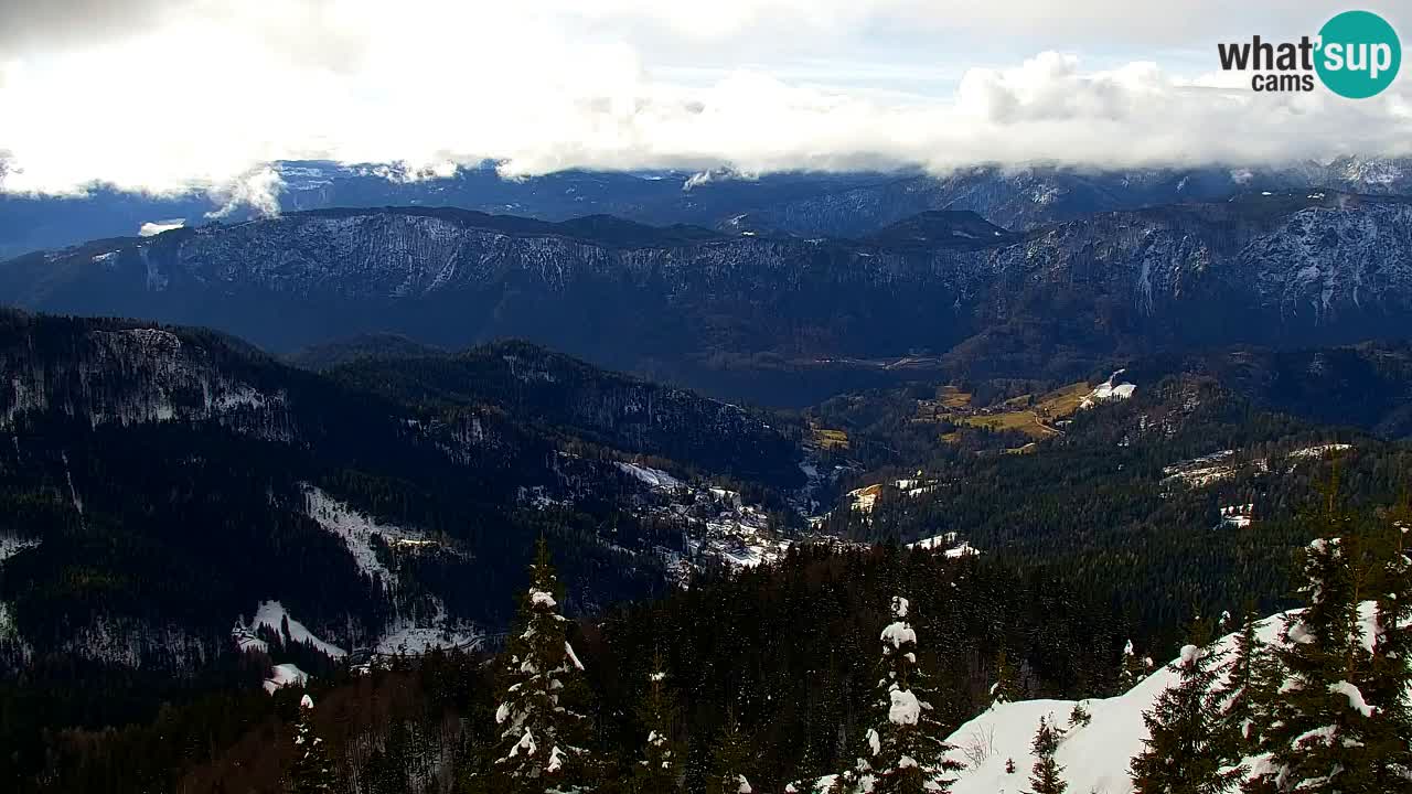 Spletna kamera Koča na Golici (1582 m) – Jesenice