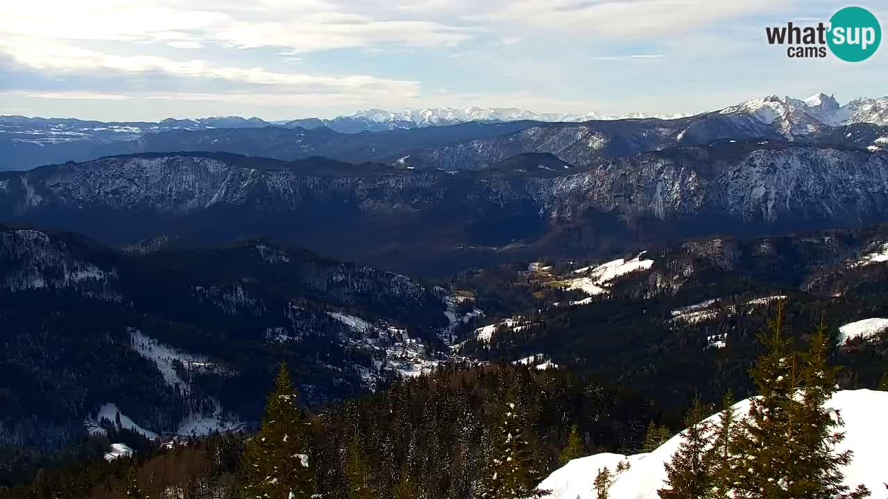 Spletna kamera Koča na Golici (1582 m) – Jesenice