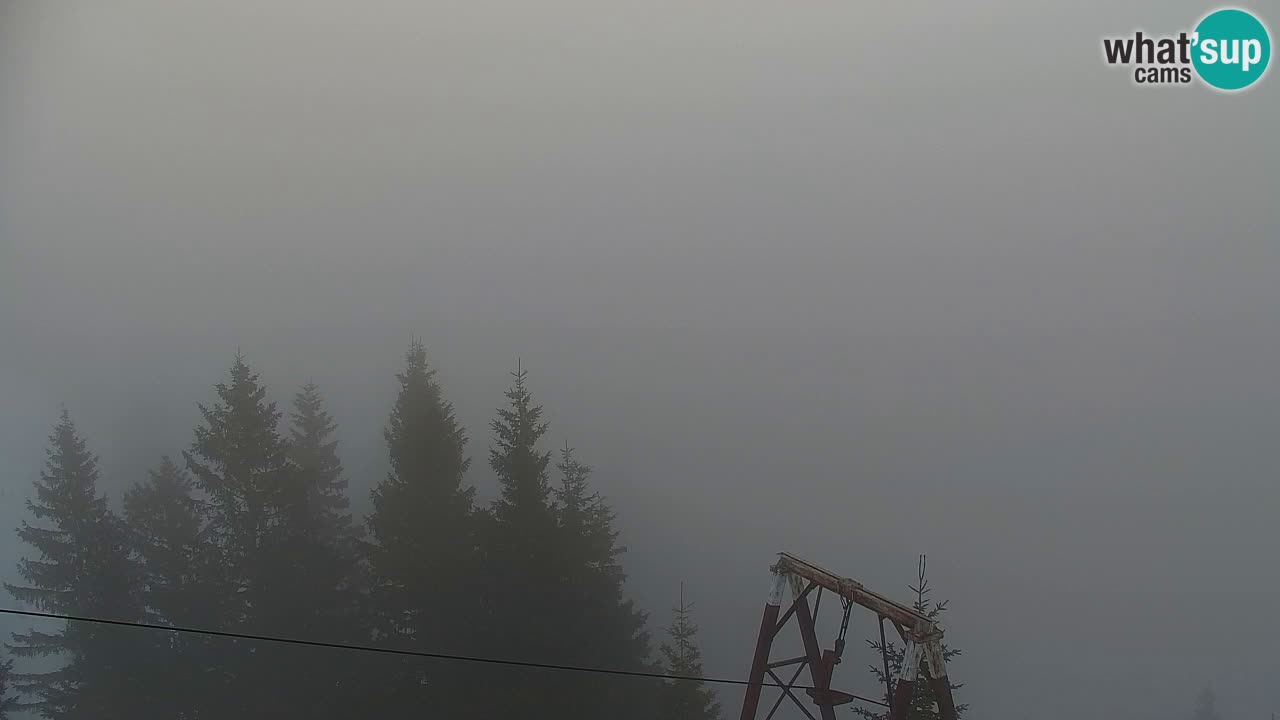 Spletna kamera Koča na Golici (1582 m) – Jesenice