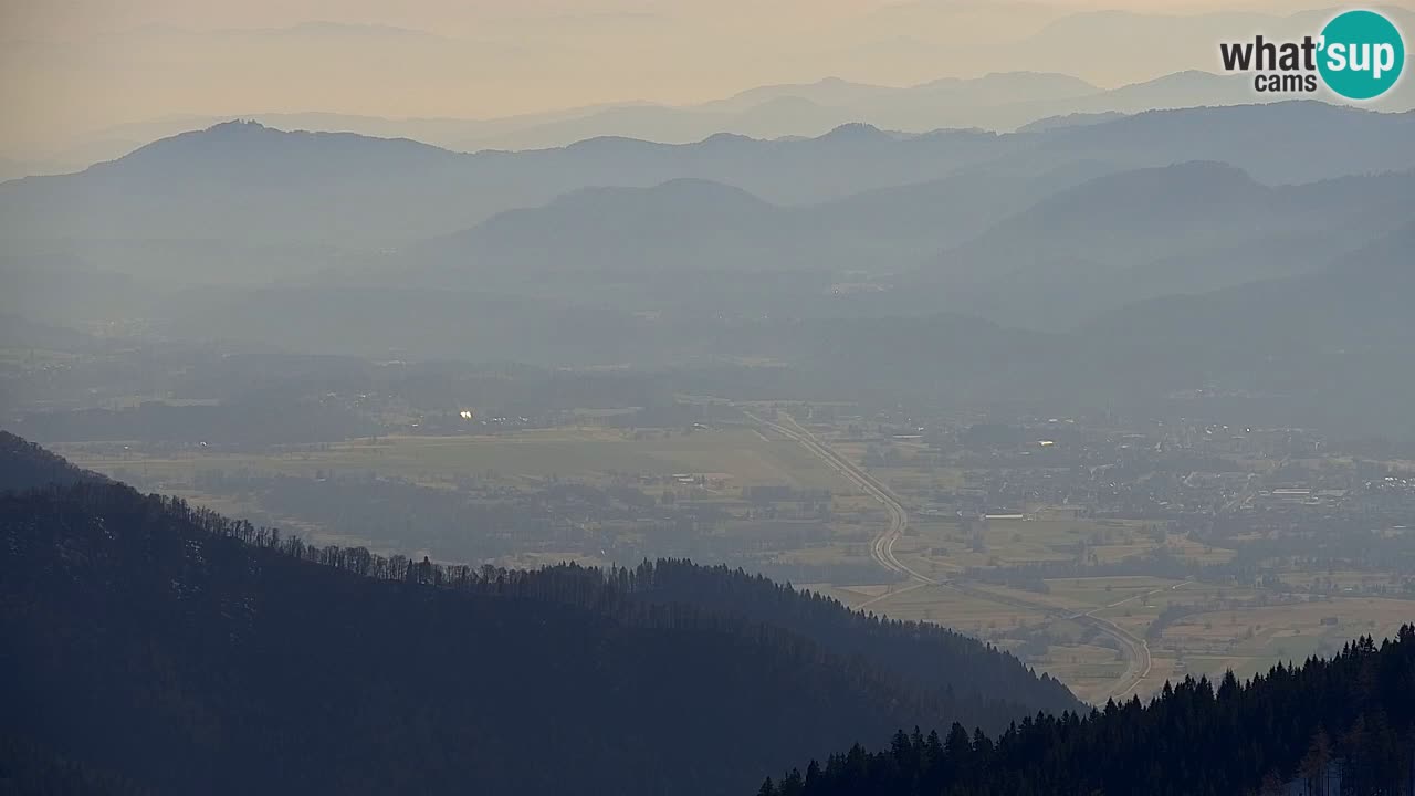 Koča na Golici Webcam (1582 m) – Slowenien