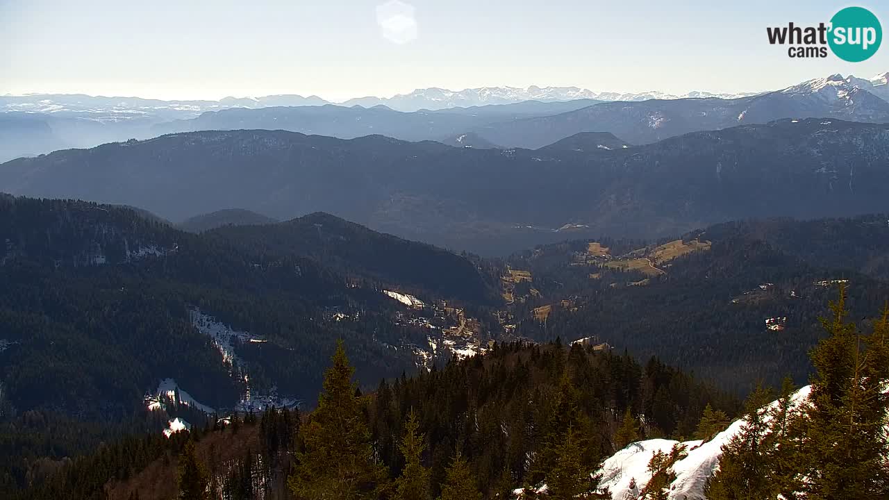 Spletna kamera Koča na Golici (1582 m) – Jesenice