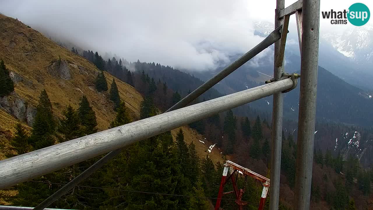 Spletna kamera Koča na Golici (1582 m) – Jesenice