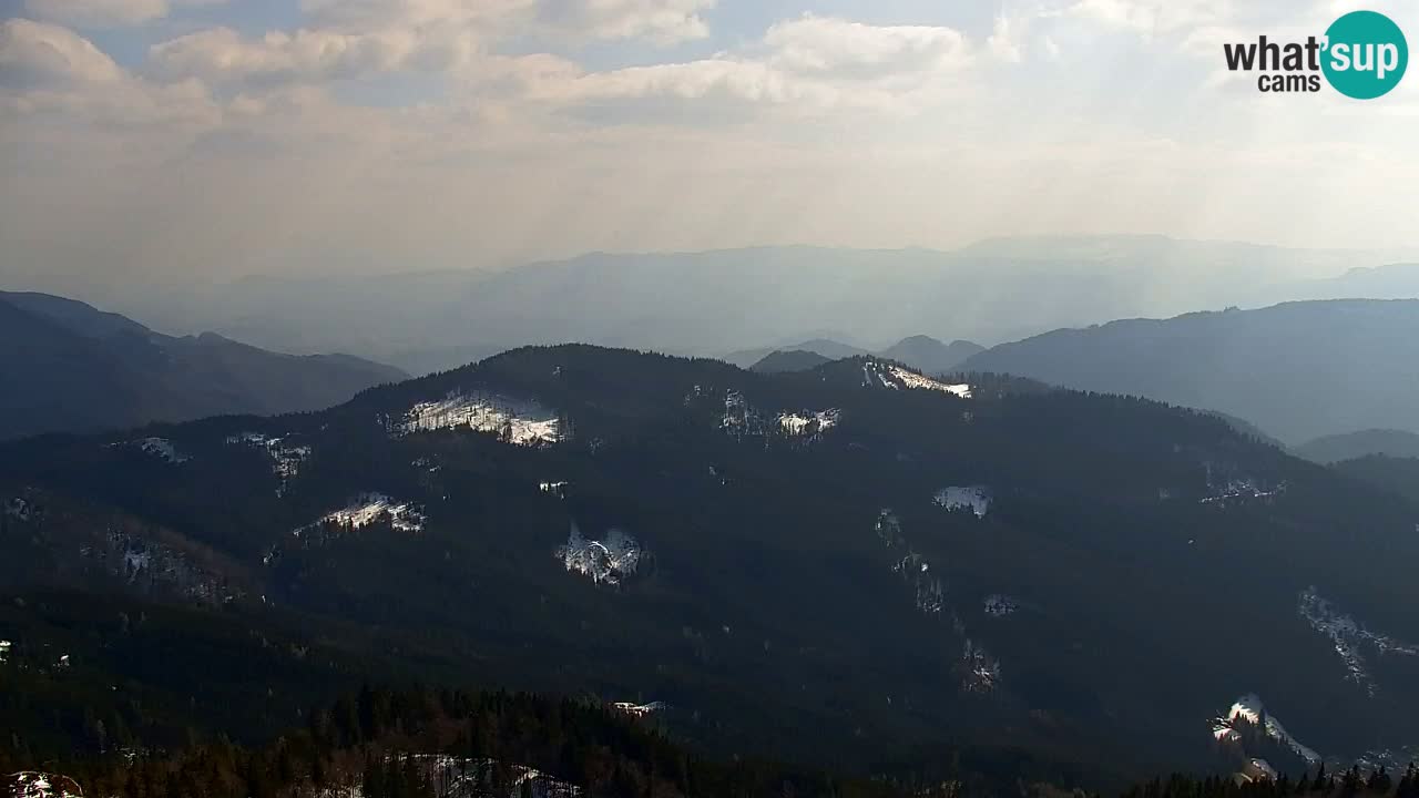 Spletna kamera Koča na Golici (1582 m) – Jesenice