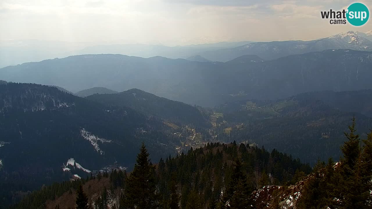 Spletna kamera Koča na Golici (1582 m) – Jesenice