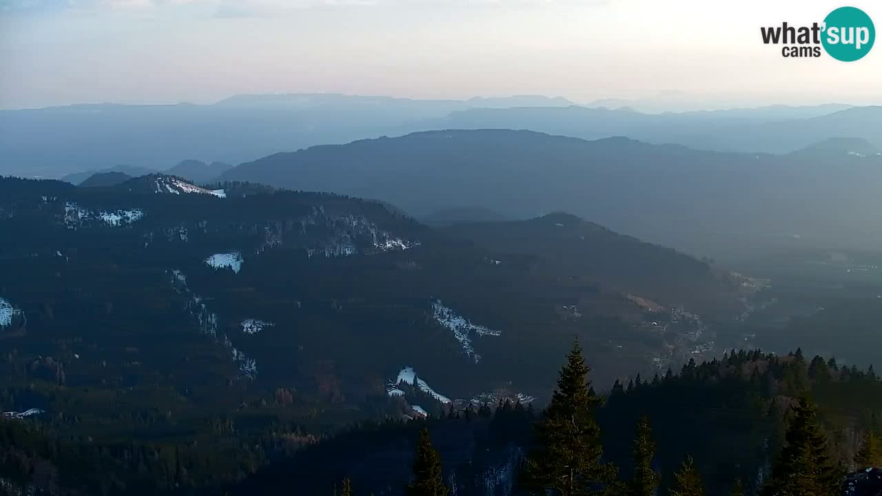 Webcam en Golica (1582 m) – Eslovenia