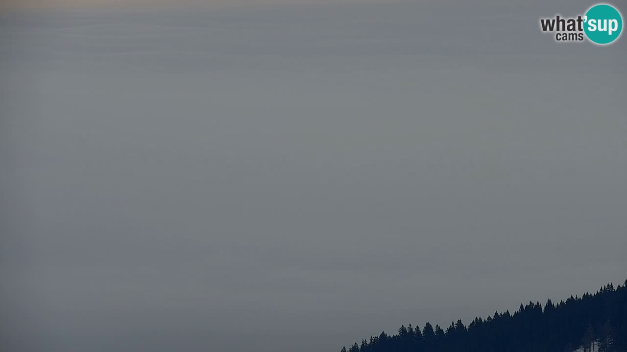 Koča na Golici Webcam (1582 m) – Slowenien