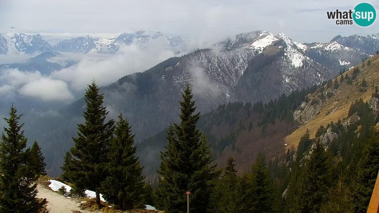 Webcam en Golica (1582 m) – Eslovenia